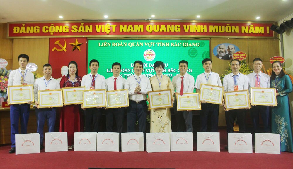 đại hội liên đoàn quần vợt tỉnh bắc giang, quần vợt, lần thứ IV, nhiệm kỳ 2018-2023, ban chấp hành