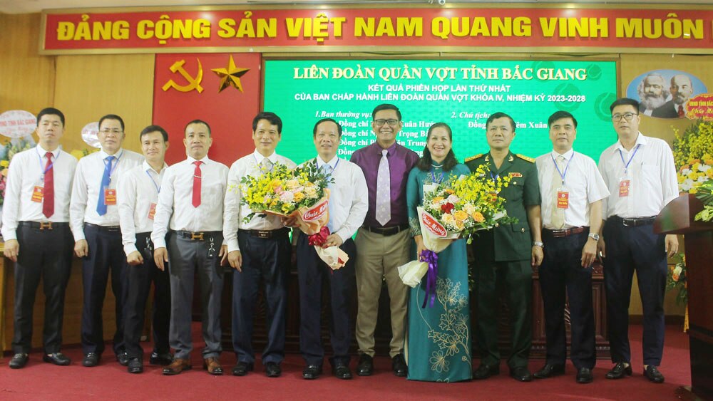 đại hội liên đoàn quần vợt tỉnh bắc giang, quần vợt, lần thứ IV, nhiệm kỳ 2018-2023, ban chấp hành