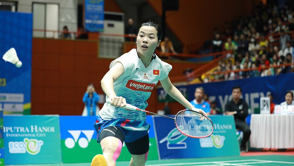 Giải cầu lông Vietnam Open 2023, tay vợt Thùy Linh, tay vợt Nguyễn Thùy Linh, tay vợt Đức Phát,