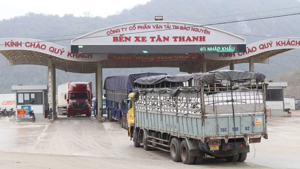 Thông tin, Lạng Sơn, hàng nông sản qua các cửa khẩu, xuất hàng sang Trung Quốc