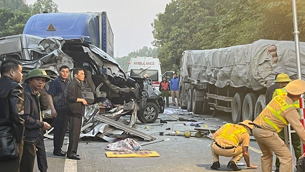 Lạng Sơn,Tai nạn giao thông, đặc biệt nghiêm trọng, 5 người chết, 9 người bị thương