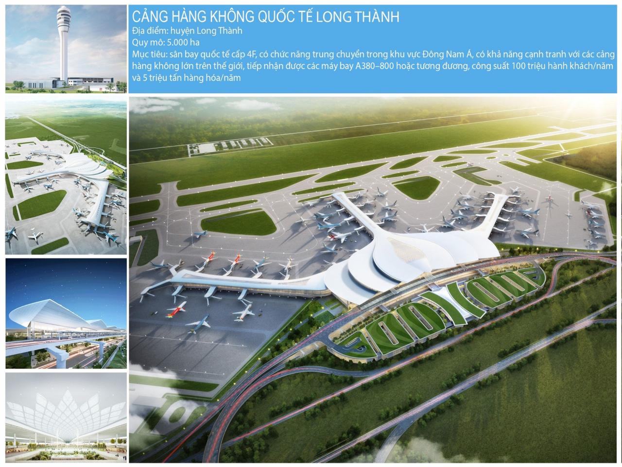 Mô hình sân bay Long Thành. Khu vực làm sân bay cũng là nơi được kỳ vọng tạo đọng lực phát triển kinh tế cho cả vùng - Ảnh: TL