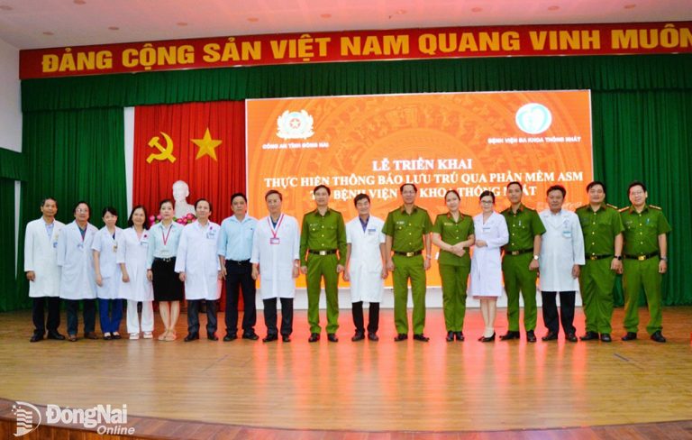 Công an tỉnh phối hợp với Bệnh viện Đa khoa Thống Nhất triển khai mô hình thông báo lưu trú qua phần mềm ASM