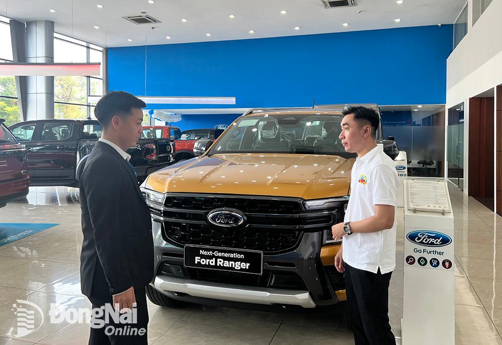 Mẫu xe bán tải Ford Ranger là mẫu xe có doanh số bán chạy nhất trên thị trường ô tô trong nước trong Quý I-2024. Ảnh: Hải Quân