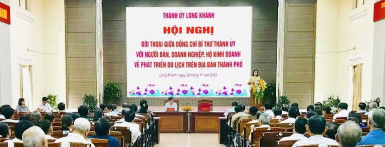 Bí thư Thành ủy Long Khánh sẽ đối thoại với nhân dân về các giải pháp đầu tư hệ thống cấp nước và sử dụng nước sạch nông thôn