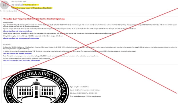 Cảnh báo lừa đảo trực tuyến qua email, mạng xã hội