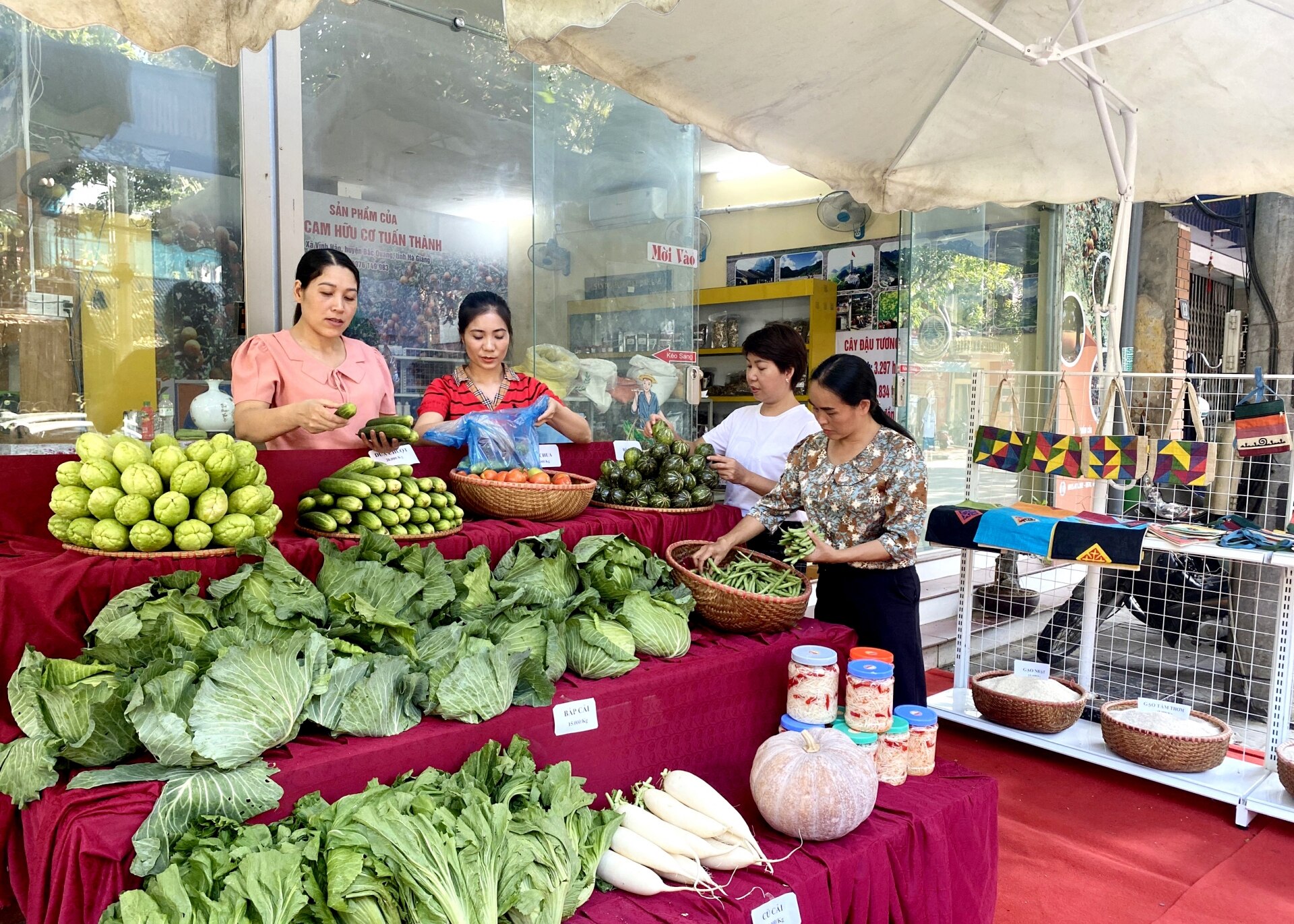 Tuần lễ giới thiệu “Nông sản an toàn và sản phẩm OCOP huyện Quản Bạ” tại cửa hàng Nông sản vùng miền – Sản phẩm OCOP của Hội Nông dân tỉnh