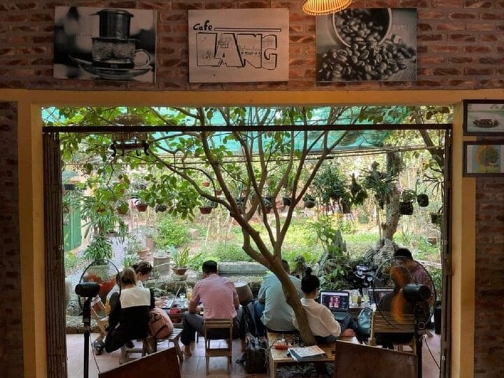 Quán Café Làng đậm chất thôn quê