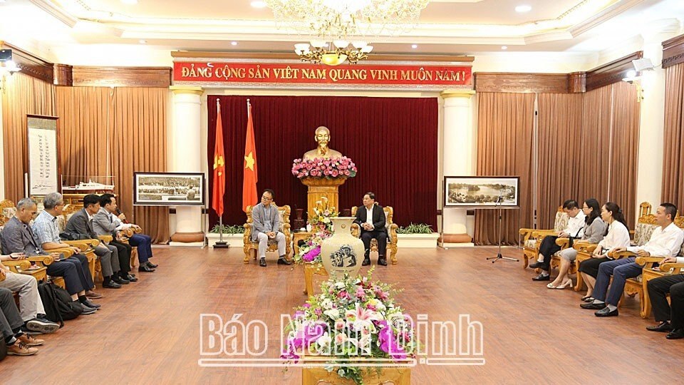 Quang cảnh buổi làm việc. ĐT1