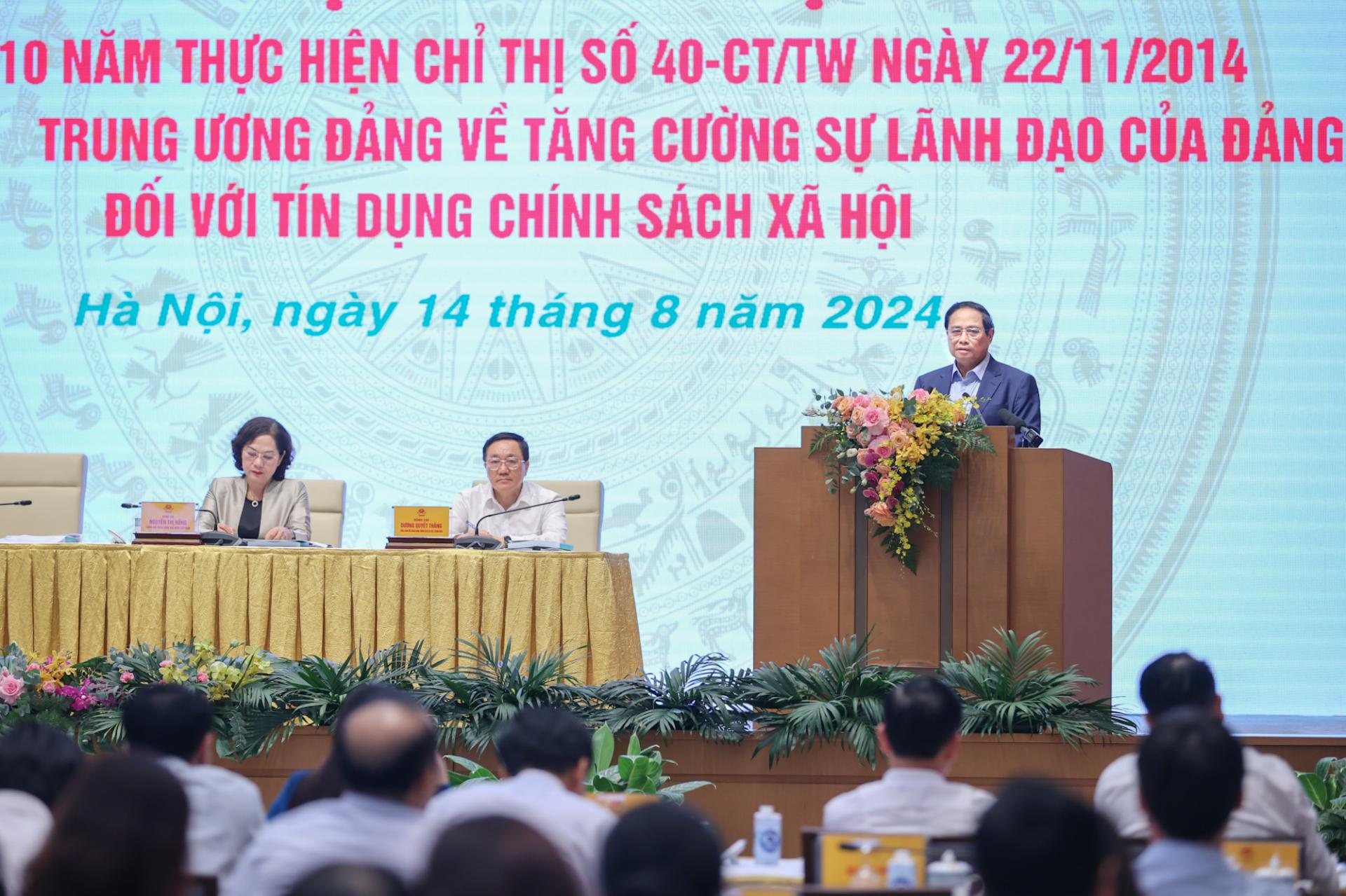 Thủ tướng Phạm Minh Chính phát biểu chỉ đạo tại hội nghị. Ảnh: VGP