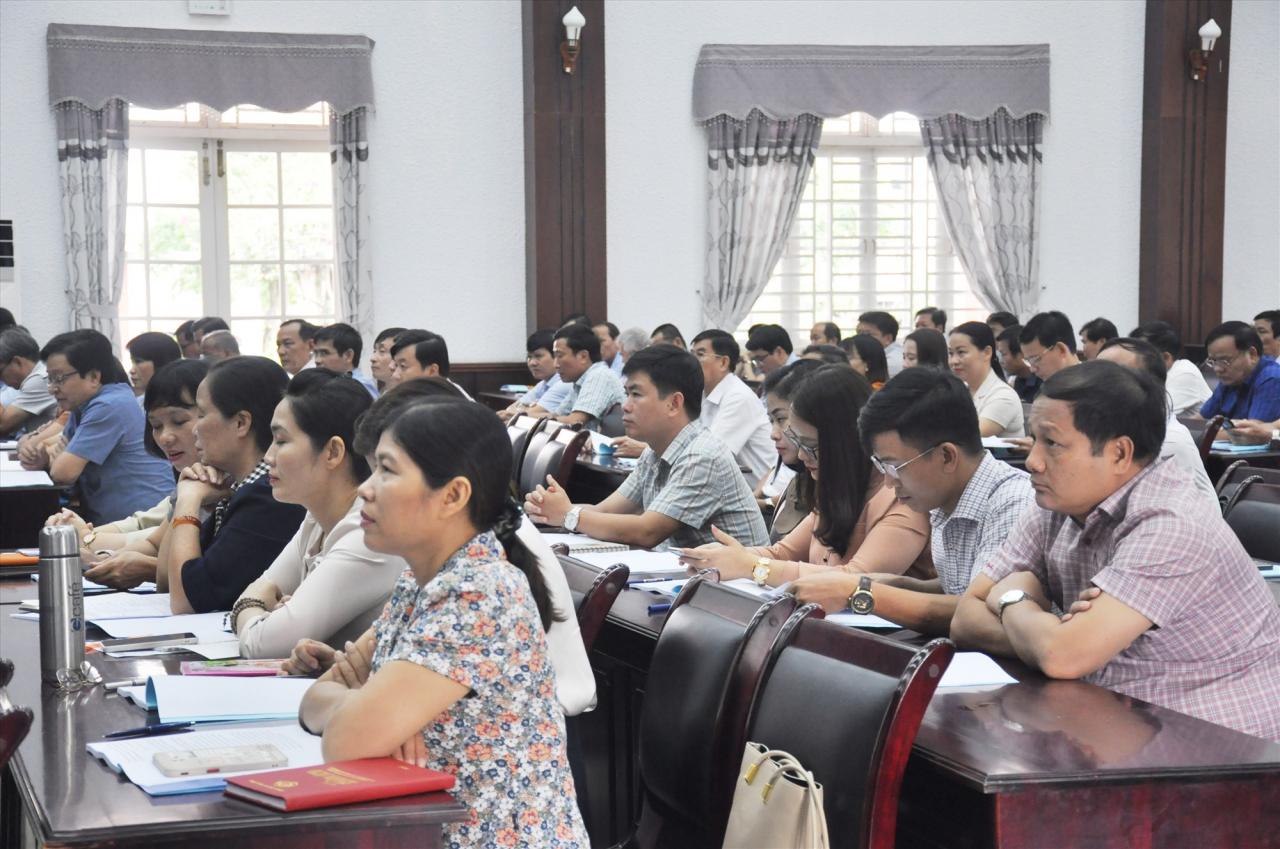 Các học viên tham dự lớp bồi dưỡng. Ảnh: N.Đ