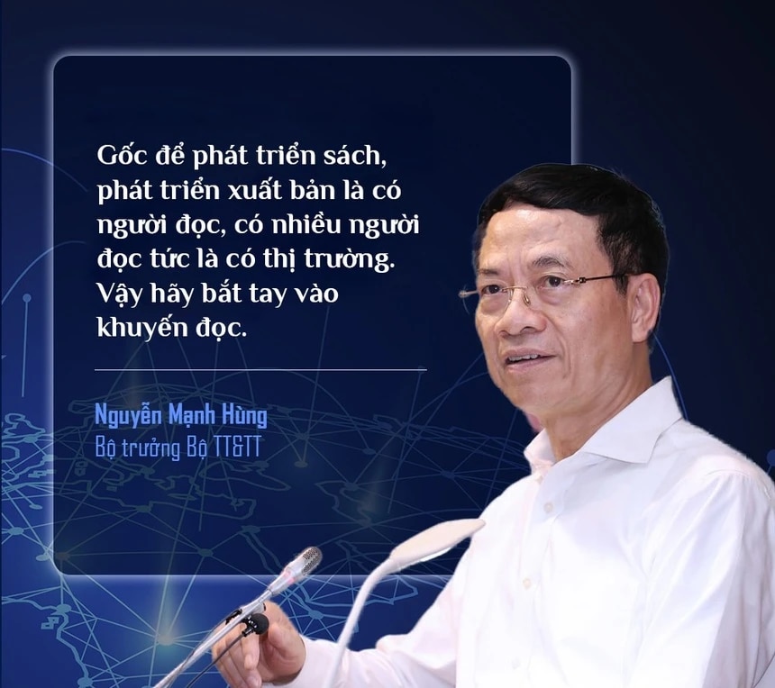Bộ trưởng Nguyễn Mạnh Hùng nói về đọc sách