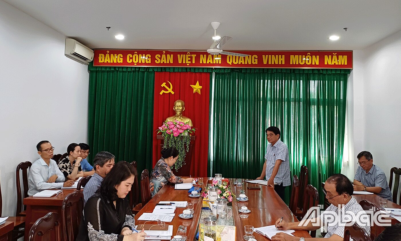 Chi bộ Ban Tổ chức Tỉnh ủy Tiền Giang tổ chức sinh hoạt chuyên đề năm ...