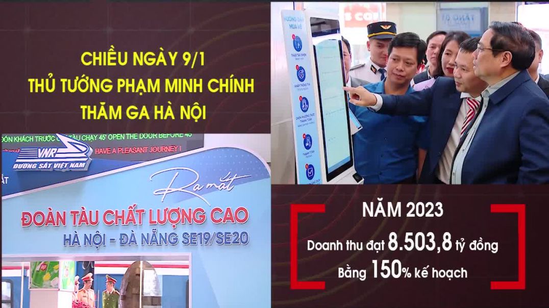 ⁣Thủ tướng Phạm Minh Chính thăm Ga Hà Nội
