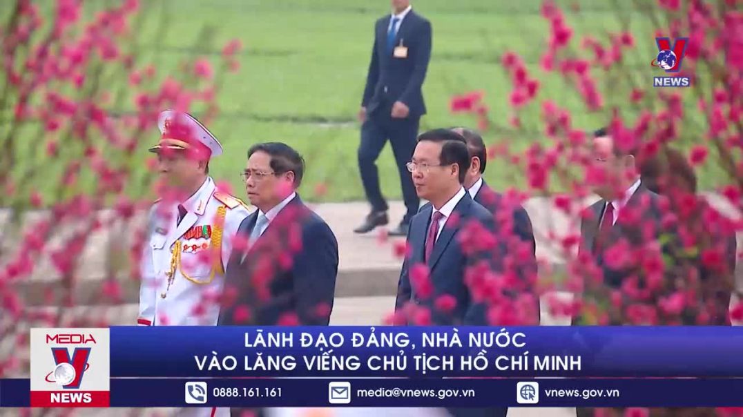 ⁣Lãnh đạo Đảng, Nhà nước vào Lăng viếng Chủ tịch Hồ Chí Minh
