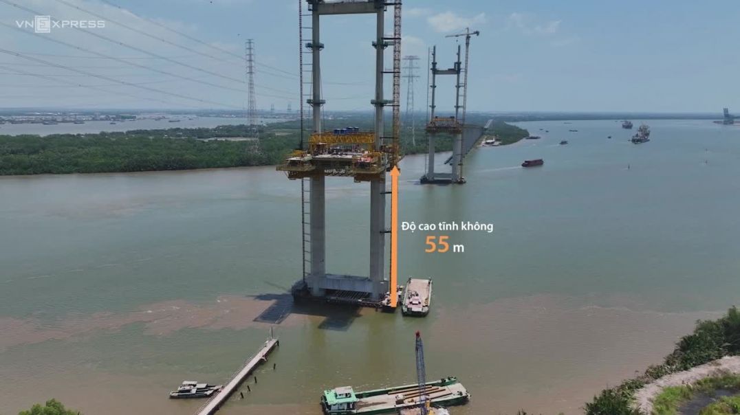 ⁣Cầu dây văng cao nhất Việt Nam được xây dựng thế nào