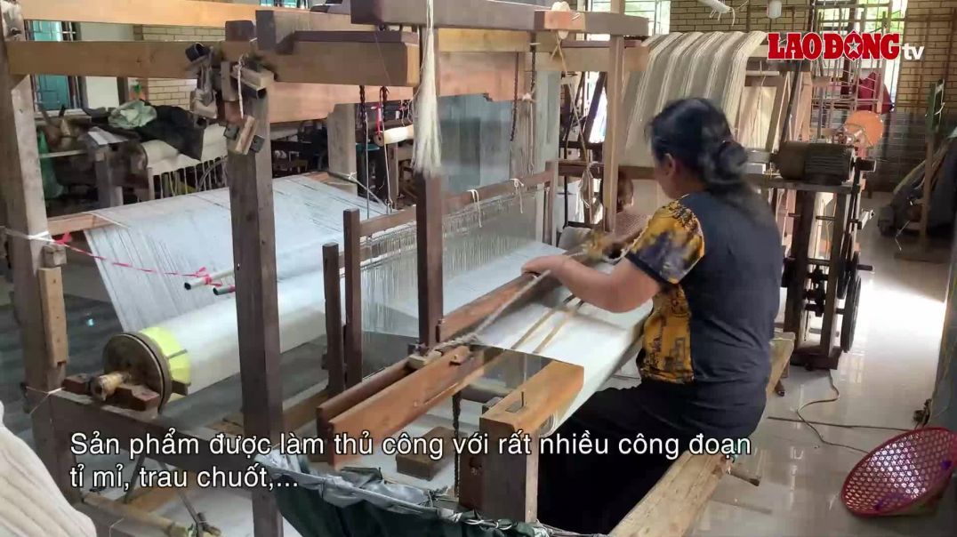 ⁣Trải nghiệm làng nghề dệt được công nhận di sản văn hóa phi vật thể