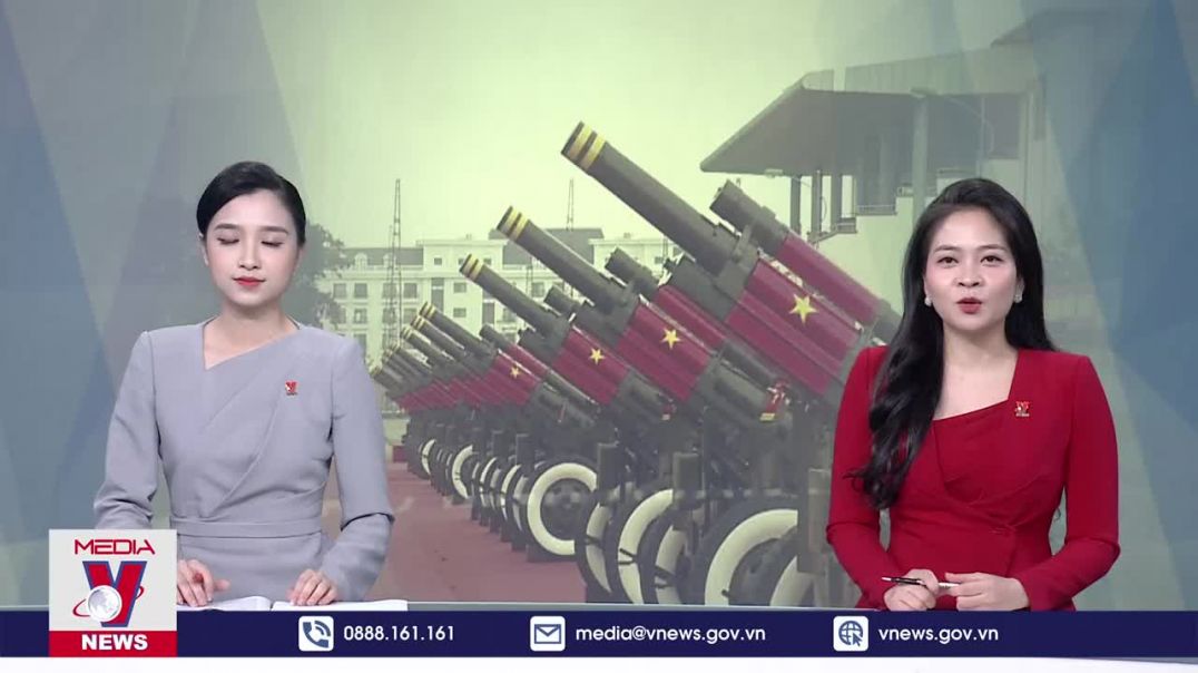 ⁣Huấn luyện pháo binh phục vụ kỷ niệm 70 năm chiến thắng Điện Biên Phủ