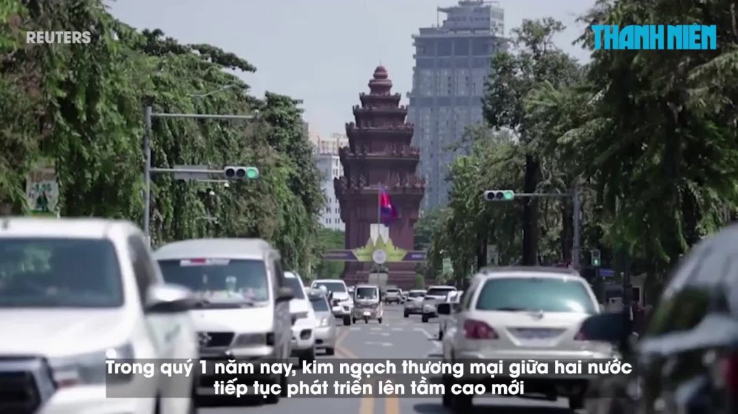 ⁣Kim ngạch thương mại Việt Nam - Campuchia tăng 25%