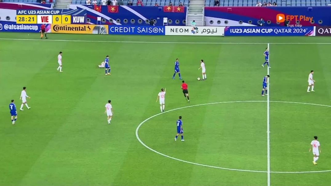 ⁣[Kết quả] U23 Việt Nam 3-1 U23 Kuwait - bảng D U23 châu Á 2024