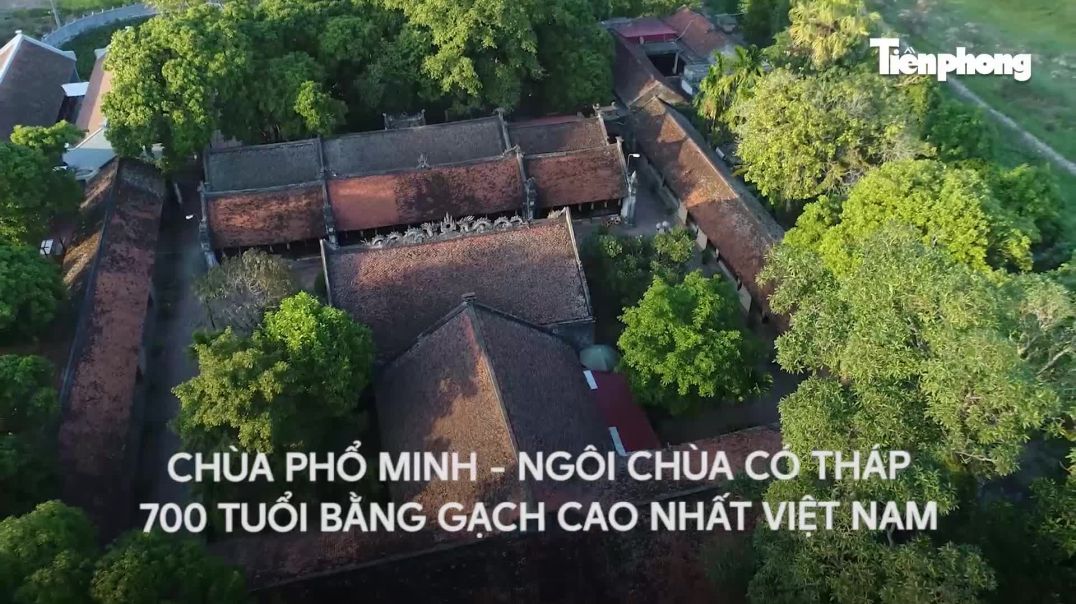 ⁣Ngôi chùa thời Trần có tháp 700 tuổi bằng gạch cao nhất Việt Nam