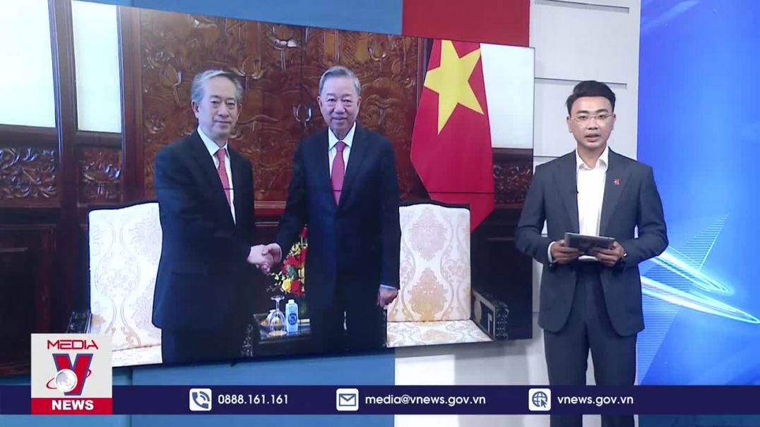 ⁣Chủ tịch nước Tô Lâm tiếp Đại sứ Trung Quốc
