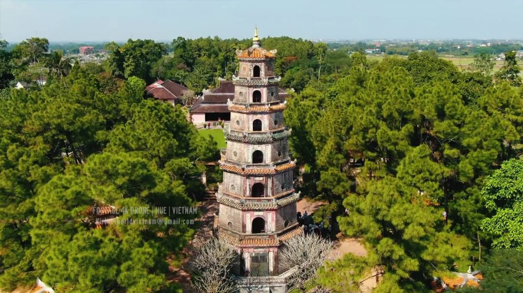 ⁣Chùa Thiên Mụ - Ngôi chùa thiêng liêng bậc nhất xứ Huế
