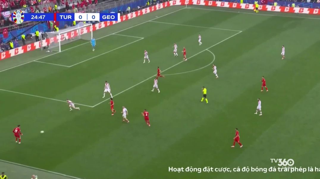 ⁣Highlights trận Thổ Nhĩ Kỳ đánh bại Georgia 3-1 ở bảng F Euro 2024 - Tuôi Tre Online