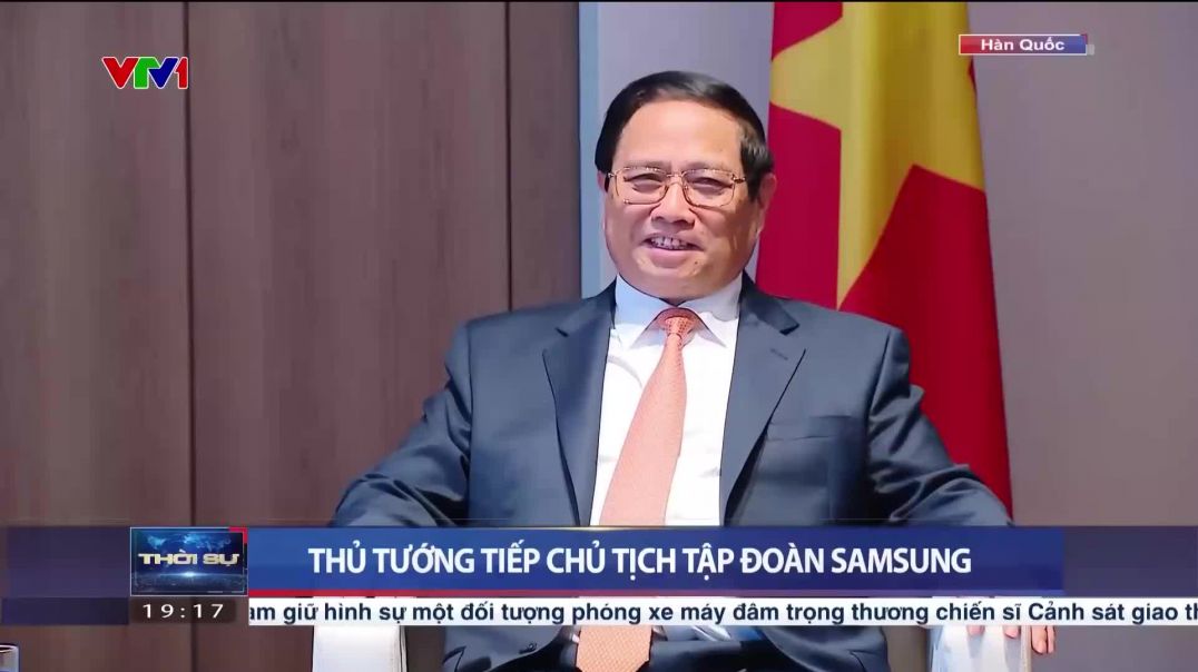 ⁣Thủ tướng Phạm Minh Chính tiếp Chủ tịch tập đoàn Samsung