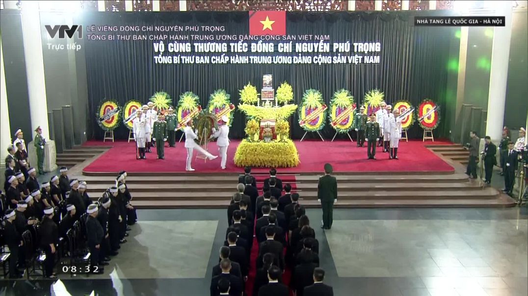 ⁣(Trực tiếp) Lễ viếng Tổng Bí thư Nguyễn Phú Trọng