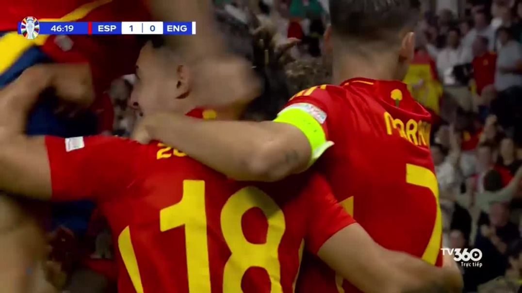 Highlight Tây Ban Nha thắng Anh 2-1 ở chung kết Euro 2024