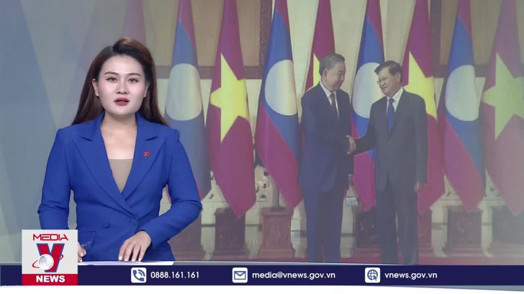 ⁣Lễ đón chính thức Chủ tịch nước Tô Lâm thăm cấp Nhà nước tới Lào