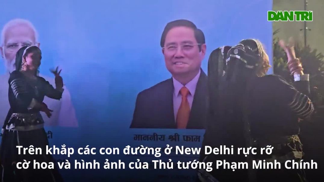 ⁣Điệu múa truyền thống đặc sắc của Ấn Độ chào mừng Thủ tướng Phạm Minh Chính