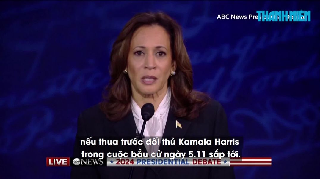 ⁣Ông Trump trước áp lực buộc 'tái đấu' với bà Harris trên truyền hình