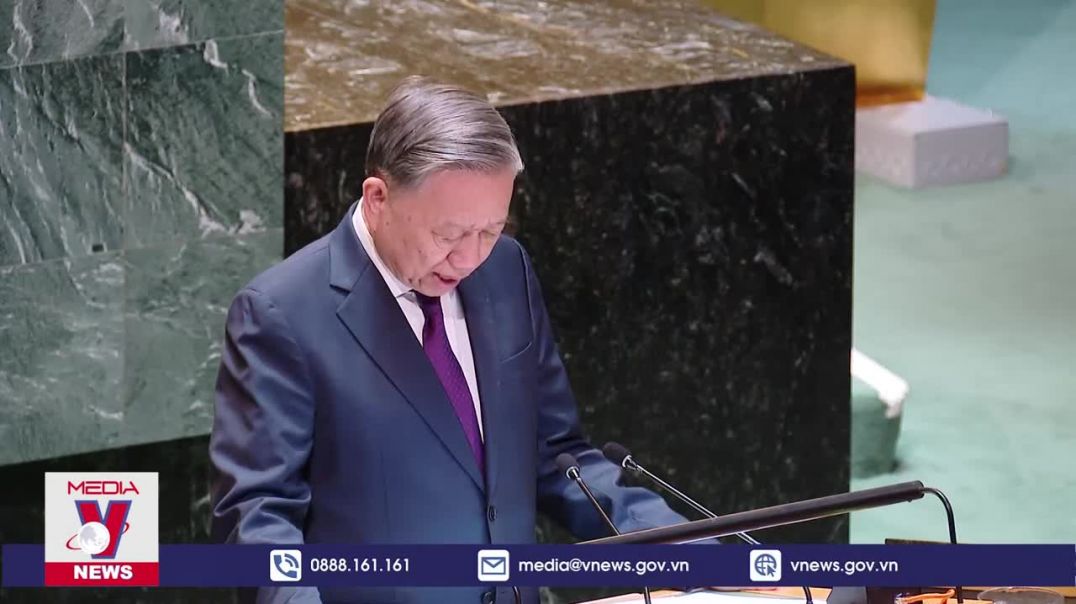 ⁣Tổng Bí thư, Chủ tịch nước phát biểu tại Phiên thảo luận chung cấp cao Đại hội đồng LHQ