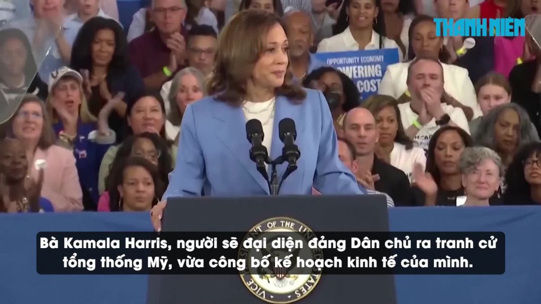 ⁣Mỹ cắt giảm lãi suất- bà Harris lạc quan, ông Trump nói chiêu trò chính trị