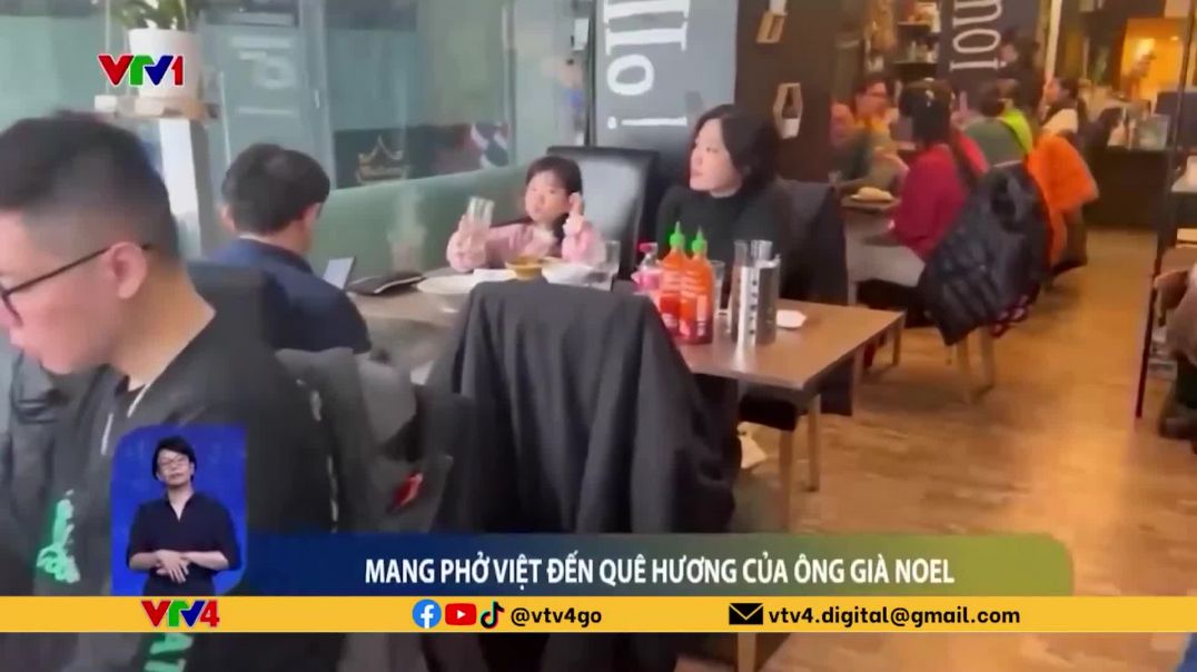 ⁣Mang phở Việt đến quê hương của ông già Noel