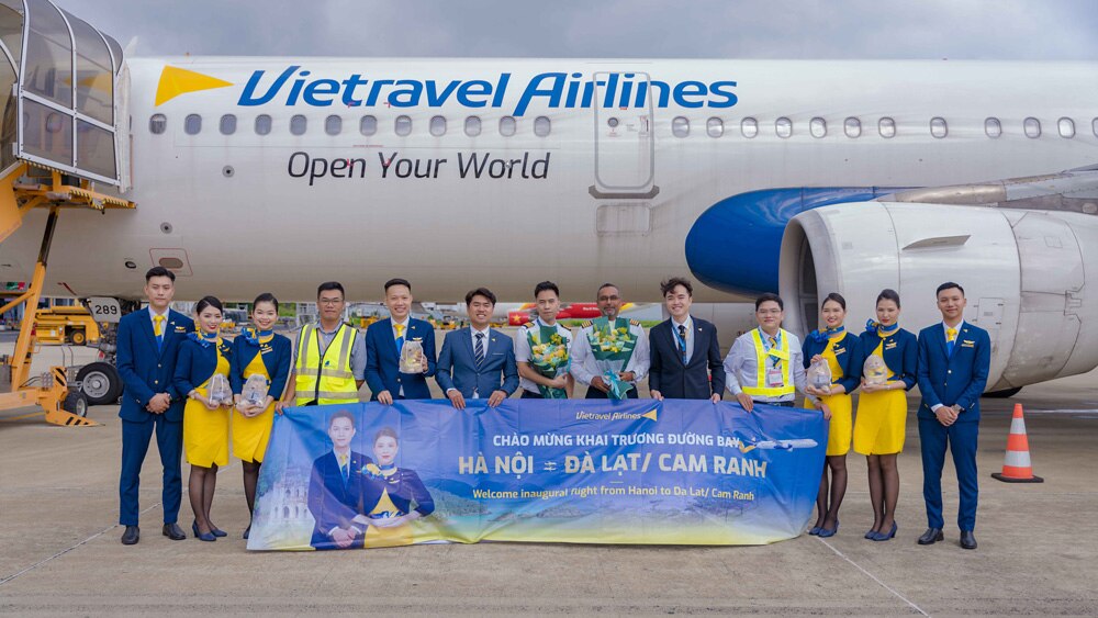 Vietravel Airlines khai trương đường bay Hà Nội - Đà Lạt