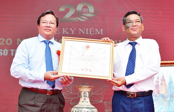 Tra Vinh Department of Natural Resources and Environment celebrates 20 ...