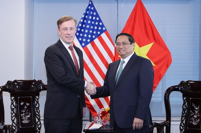 Thủ tướng Phạm Minh Chính gặp cố vấn an ninh quốc gia Mỹ Jake Sullivan   - Ảnh 2.