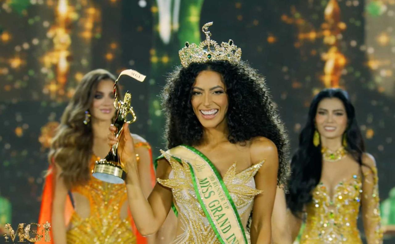 Á hậu 3 Hoa hậu Hòa bình Quốc tế 2023 thuộc về đại diện đến từ Mỹ. Ảnh: Ban tổ chứ