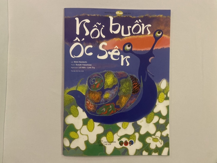 The picture book The Snail's Sorrow has been published in Vietnam - Photo: T. DIEU