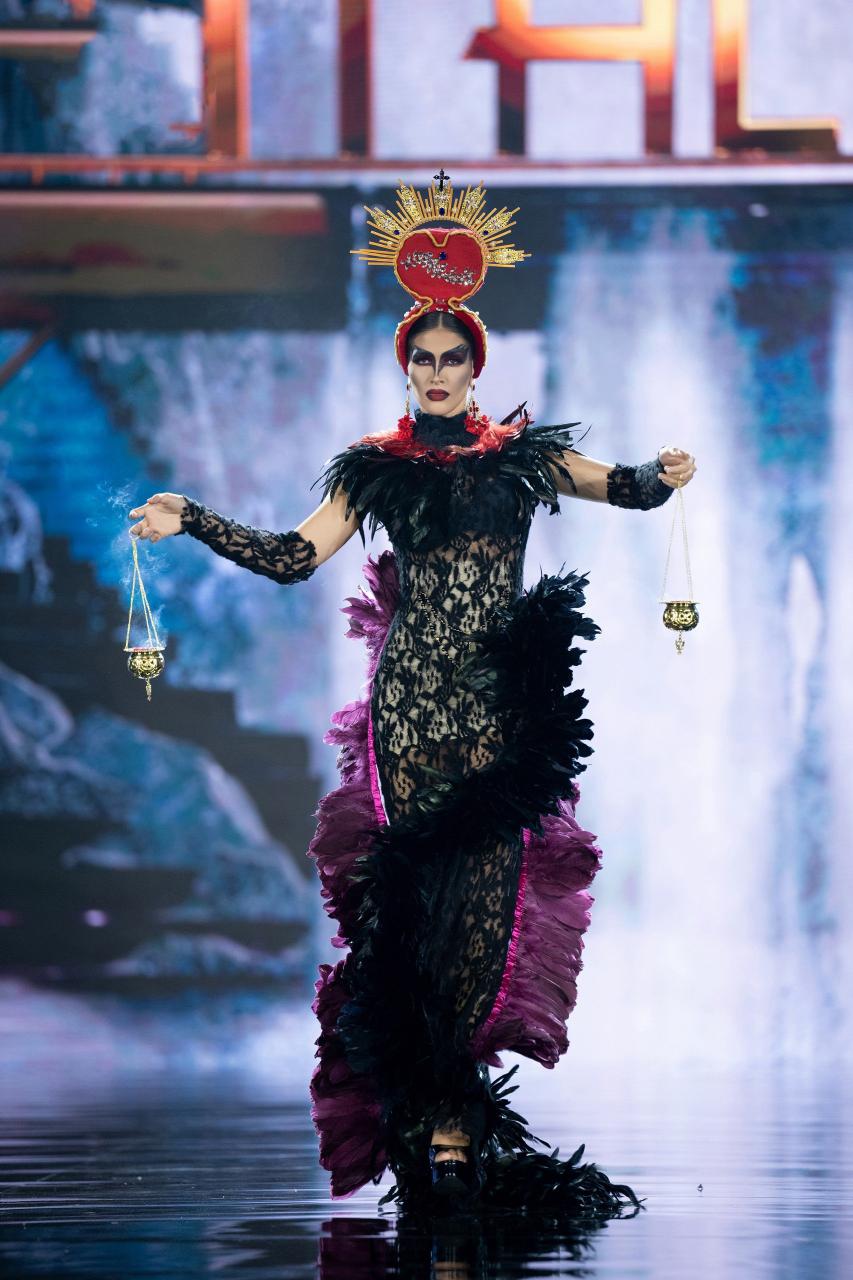 Lê Hoàng Phương bùng nổ tại đêm thi trang phục dân tộc Miss Grand International - Ảnh 22.