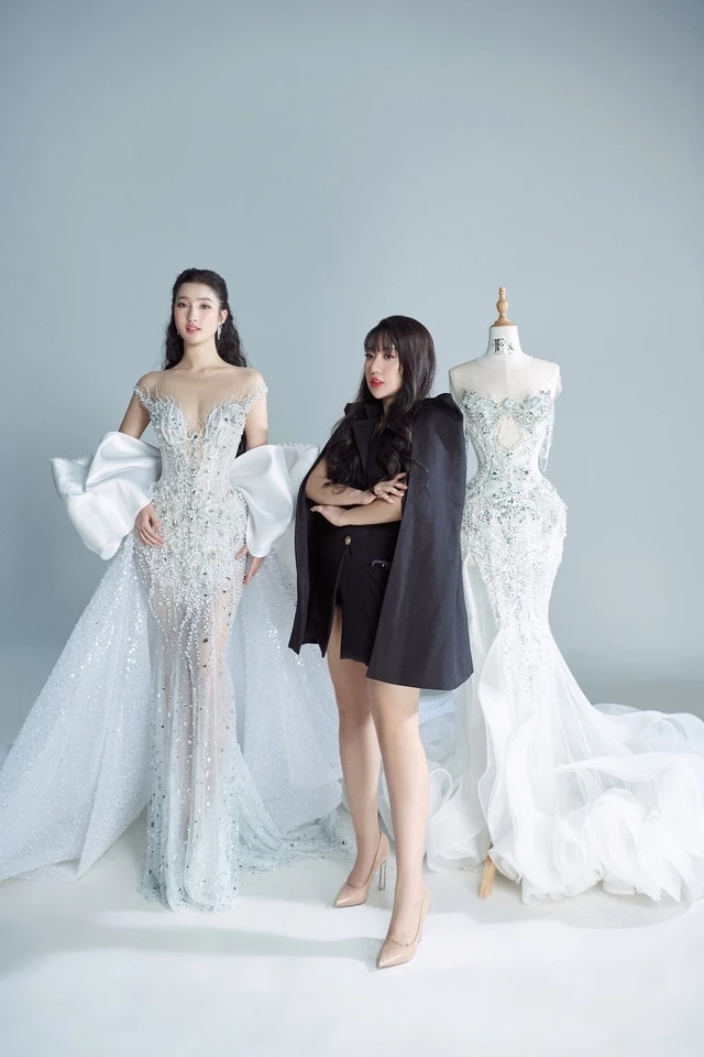 Hé lộ trang phục dạ hội của Á hậu Phương Nhi tại Hoa hậu Quốc tế 2023 - Ảnh 3.