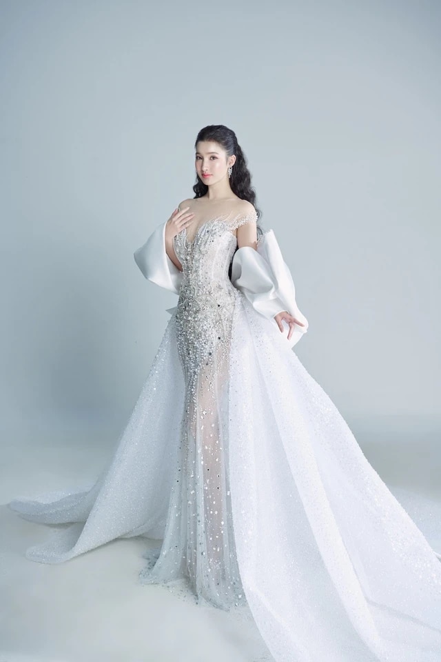 Hé lộ trang phục dạ hội của Á hậu Phương Nhi tại Hoa hậu Quốc tế 2023 - Ảnh 4.