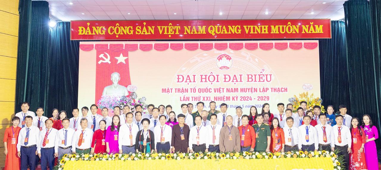 Đại hội Đại biểu Mặt trận Tổ quốc huyện Lập Thạch lần thứ XXI, nhiệm kỳ ...